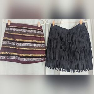 Abercrombie & Fitch Skirt Bundle Sequin & Fringe